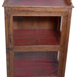 Teak display cabinet