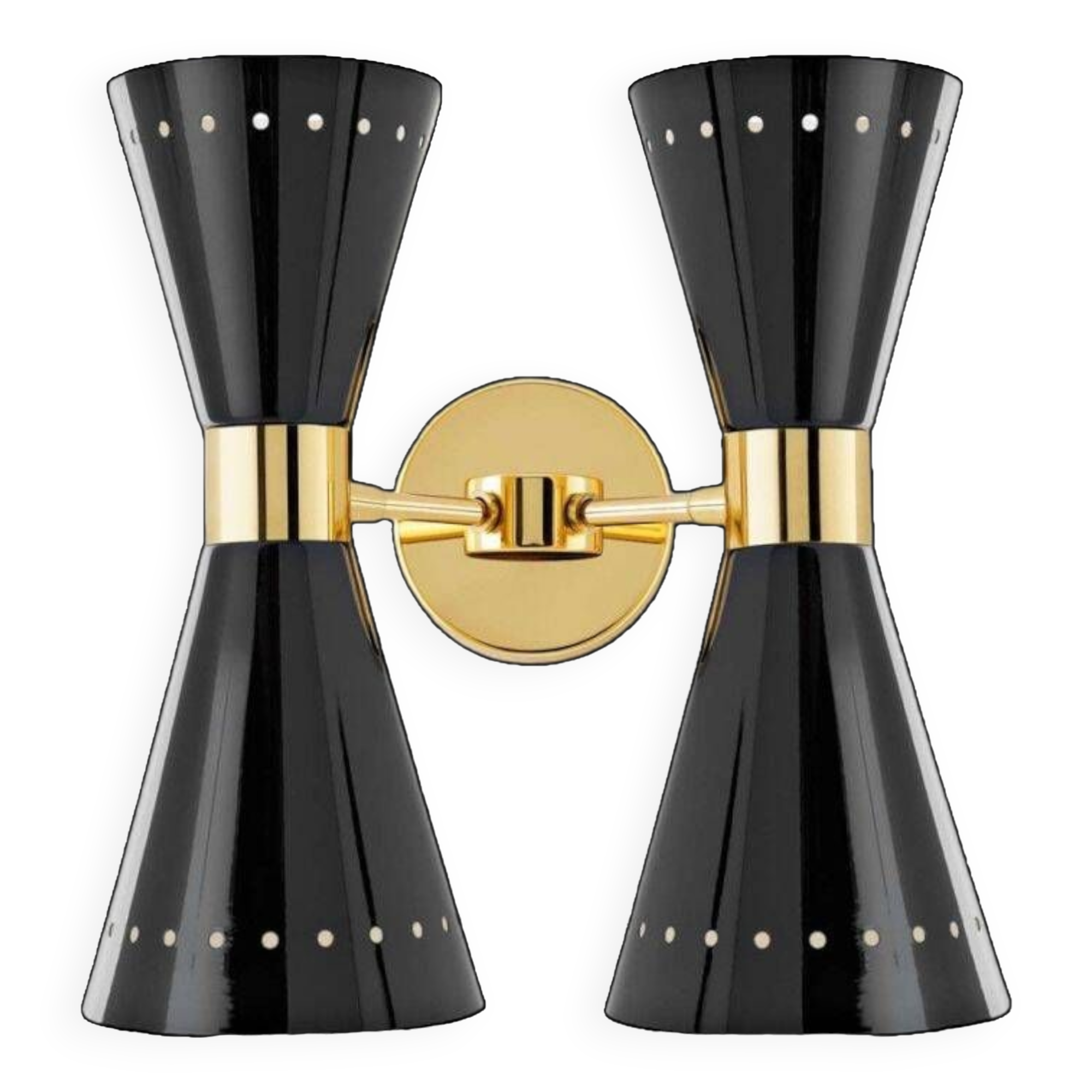 Applique murale noire Megafono 2x2