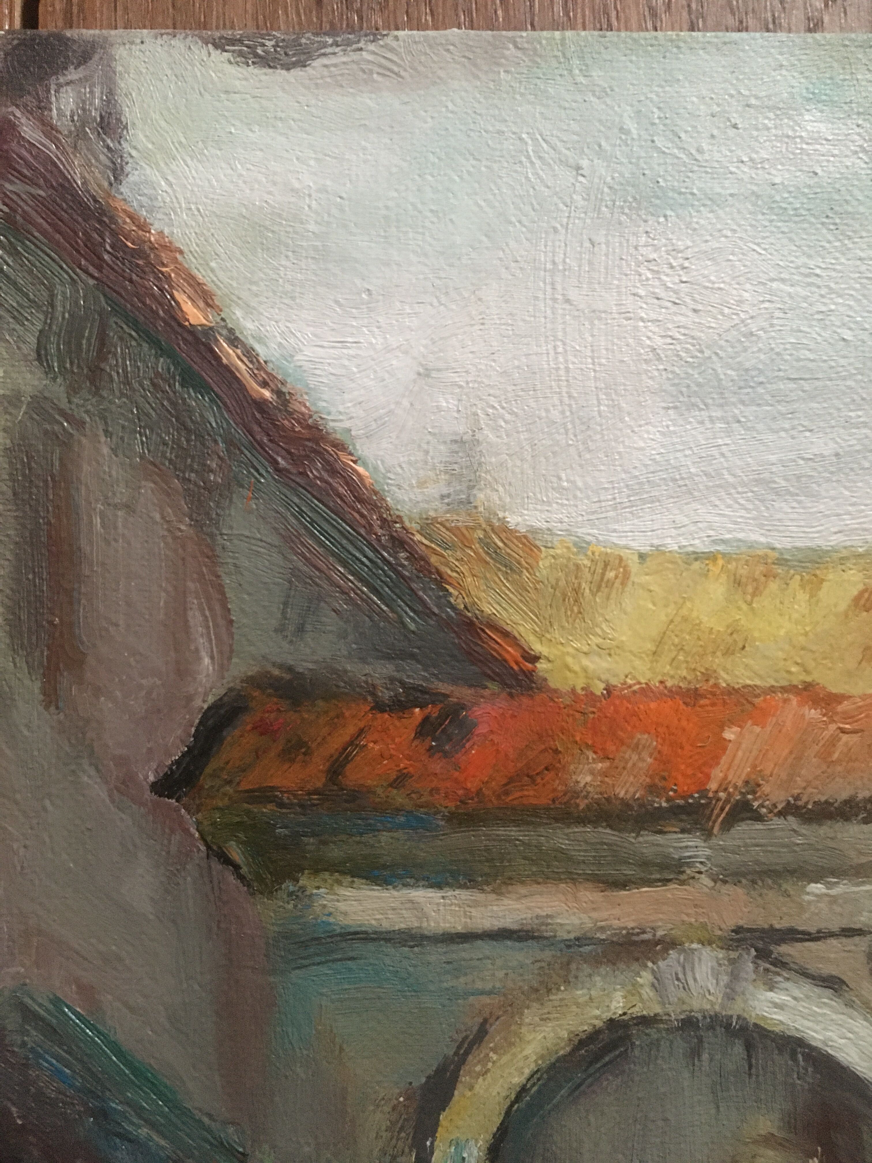 Oil painting, the medina.