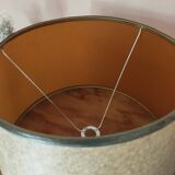 Le Tanneur leather and brass desk lamp