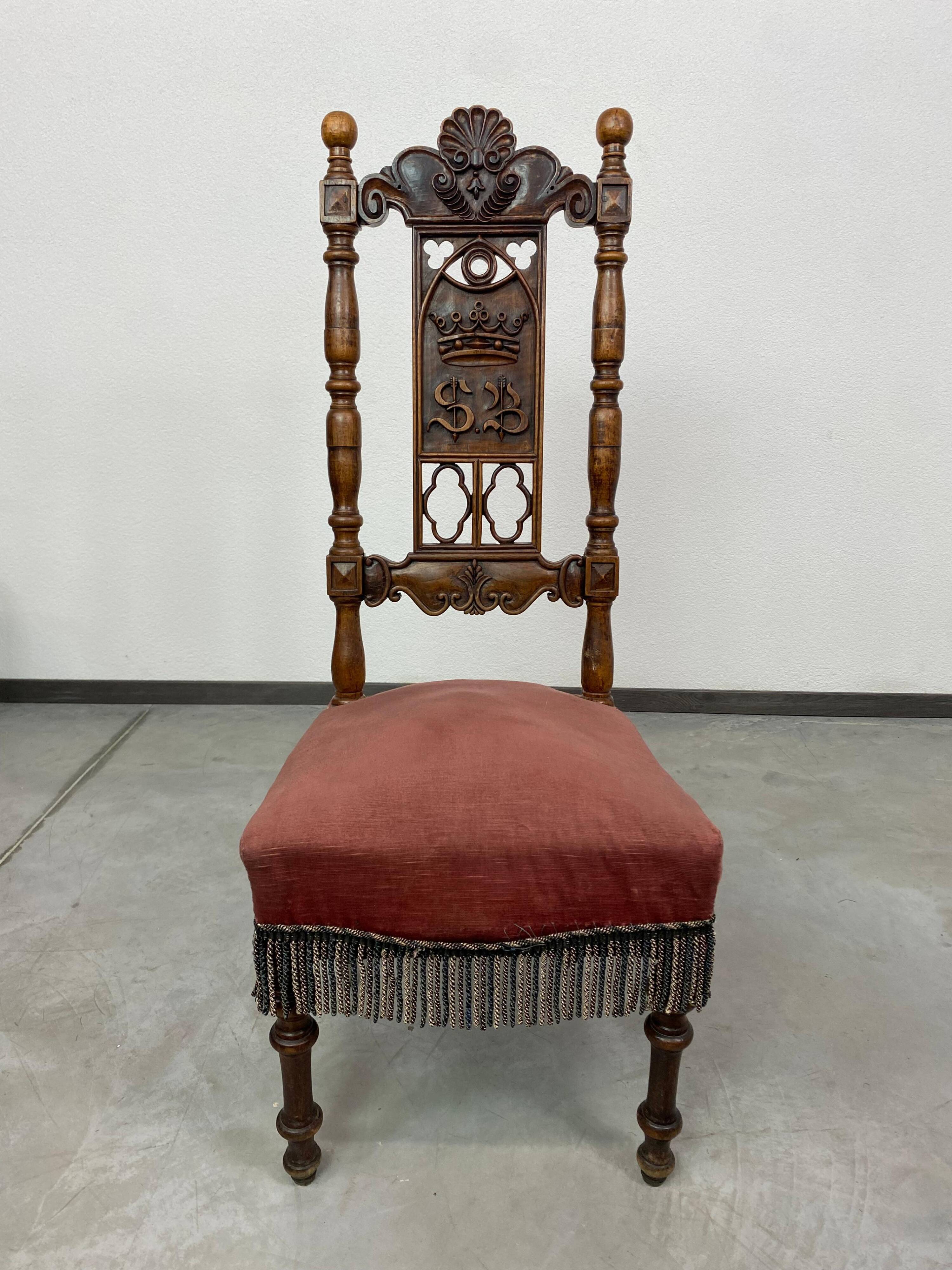 chaise de bureau du 19ème siècle