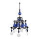 Glass chandelier, Erik Höglund, Boda Glasbruk & Smide, Sweden, 1970