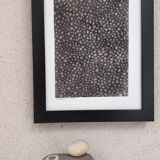 Dessin abstrait 7 noir et blanc au fusain
