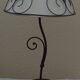 Lamp base and its wrought iron shade