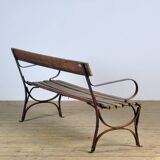 Riveted Iron Park Bench 1920's