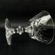 Set of 4 cut crystal bowls from Lorraine, 10.5 cm