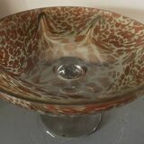 Fruit bowl in clichy blown glass paste
