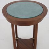 1930s Secession Mahogany Round Side Table