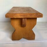 Small wooden bench stool step