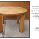 Maison Regain 70' extendable round table