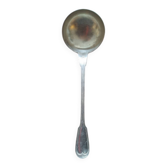 Christofle monogrammed silver-plated ladle