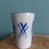 Alsace stoneware tumbler mug glass