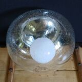 Designer ceiling light in bubble glass