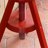 Wooden screw stool