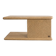 Side table signed by Jean-Claude Mahey, speckled beige wood and resin.