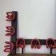 Italian design wall coat rack