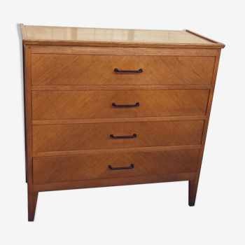 Commode des années 50 en chêne clair