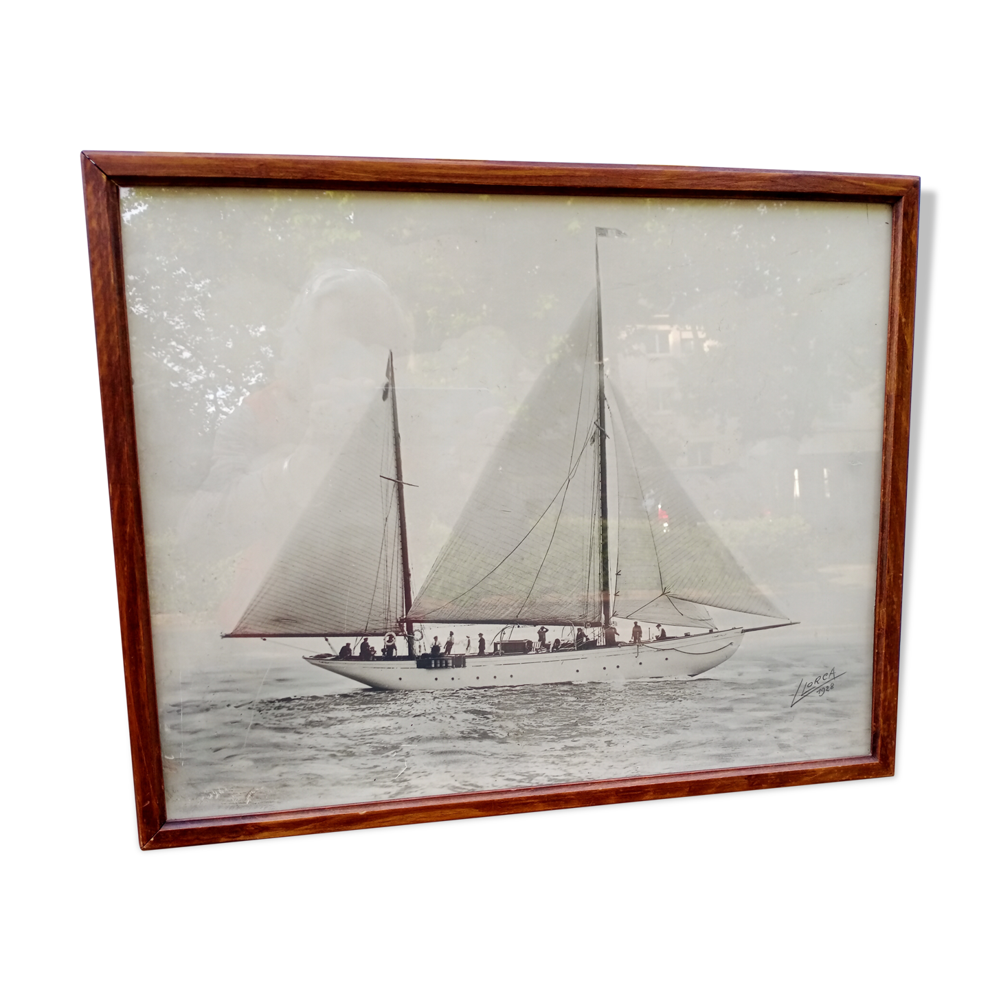Former camera boat frame