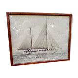 Former camera boat frame