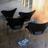 Four vintage ants chairs by Arne Jacobsen