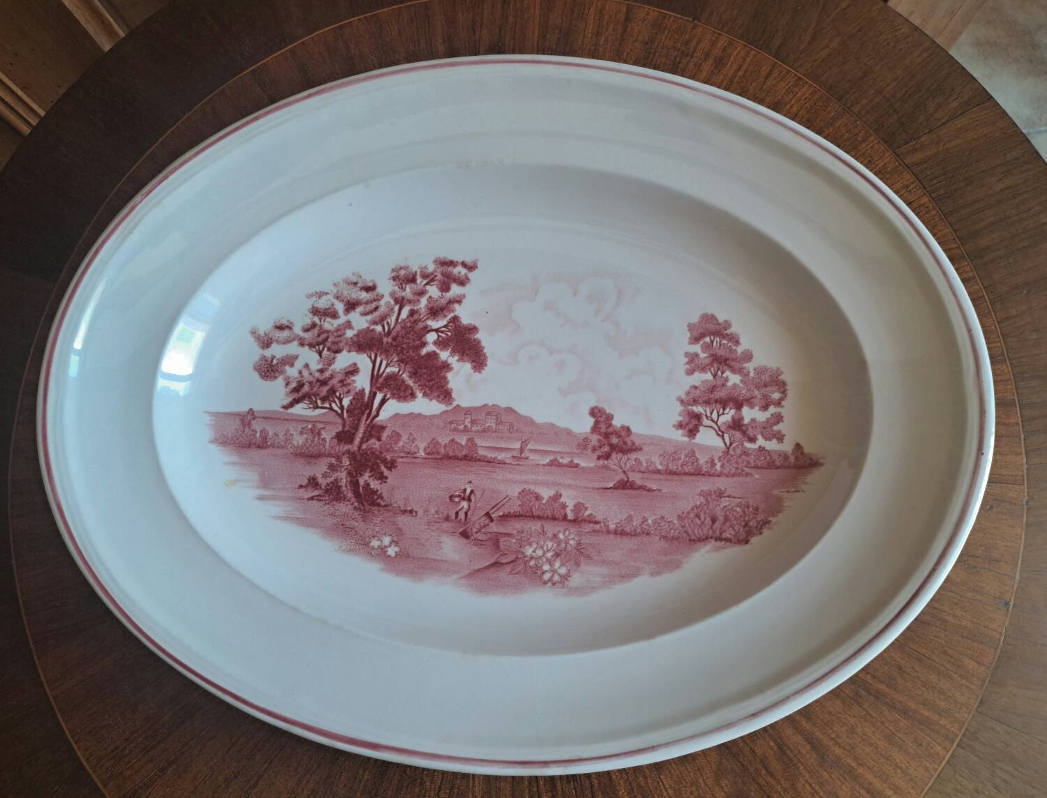 Segovia oval porcelain dish