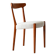 1960s Vintage Scandinavian Teak Chair with Curved Back