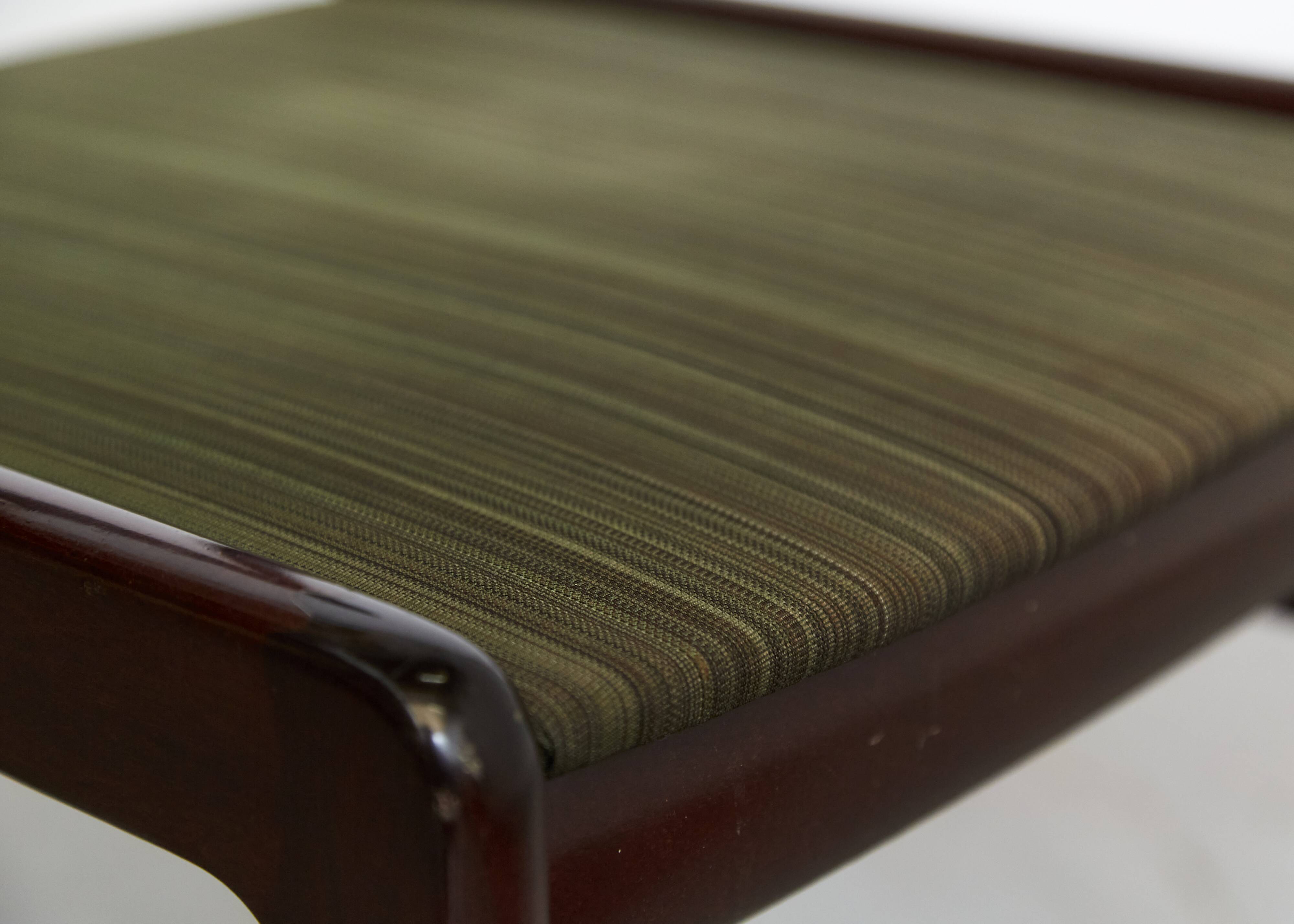 Chaise par Ole Wanscher en acajou pour Poul Jeppesens, Rungsted 1950