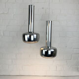 Paire de suspensions “Guldpendel” design Vilhelm Lauritzen Louis Poulsen, Danemark