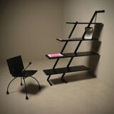 Postmodern Freestanding shelving Unit by Interlübke Germany 1980s