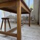 Table de ferme chêne doré 160cm