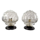 Paire d’appliques globes