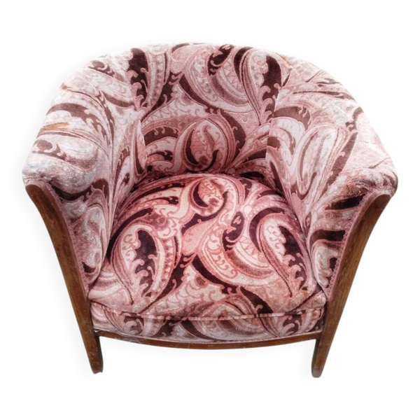 Fauteuil fer à cheval 1920