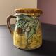Provençal pitcher in ceramic signed Galtié – olive leaf decoration