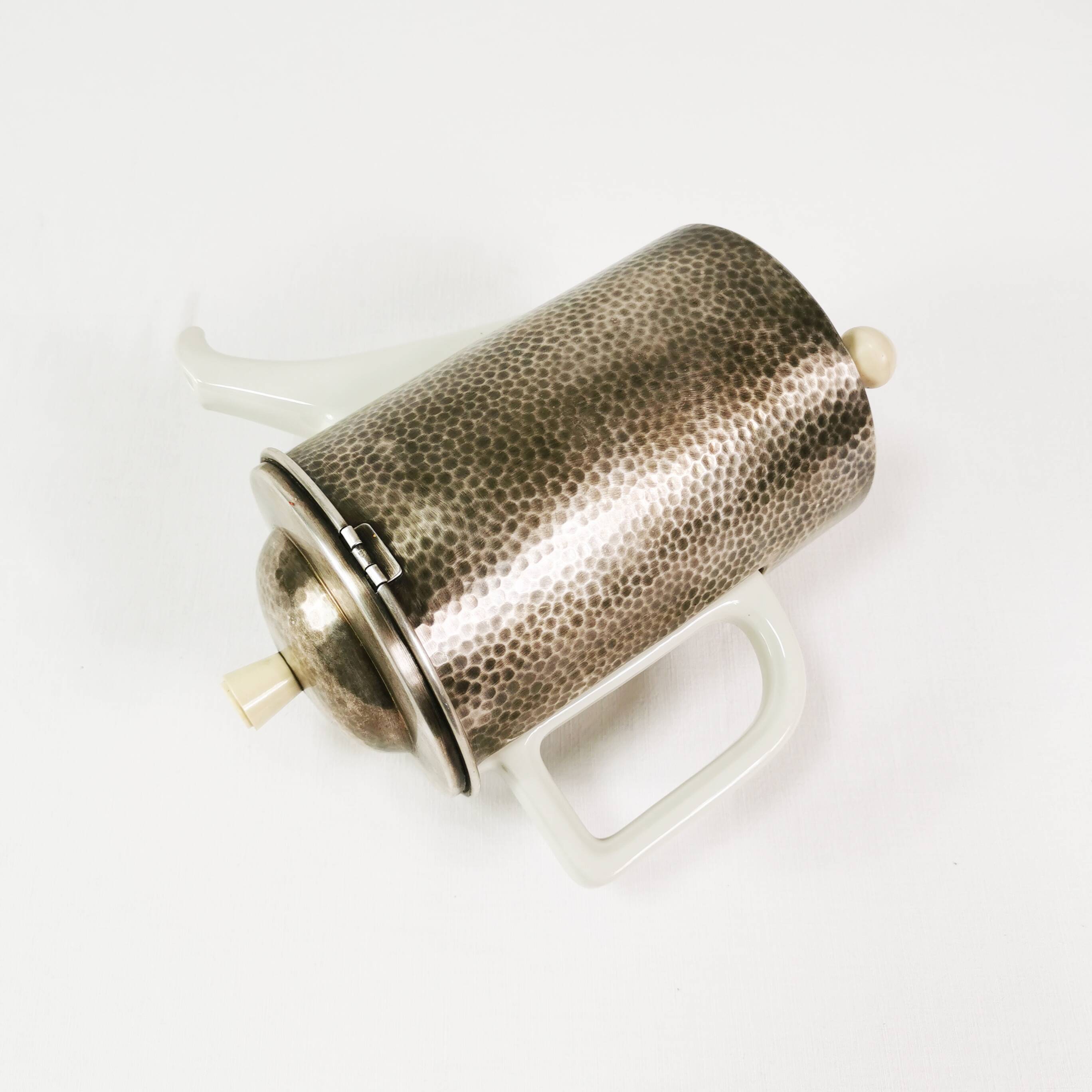 Art deco jug with warmer, WMF, Germany, 1940s