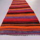 Old Turkish narrow Kilim Runner 215x52 cm shabby chic, vintage kelim