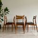 Set of 6 vintage Scandinavian chairs