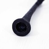 Scandinavian black metal candlestick