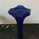 Blue moulded glass soliflore