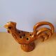 Ceramic rooster flower frog, 1960