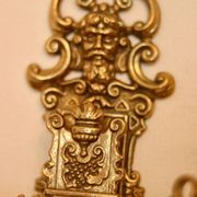 Applique murale suédoise en laiton, style milieu du siècle