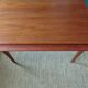 Square table in teak with extensions. Denmark 1960