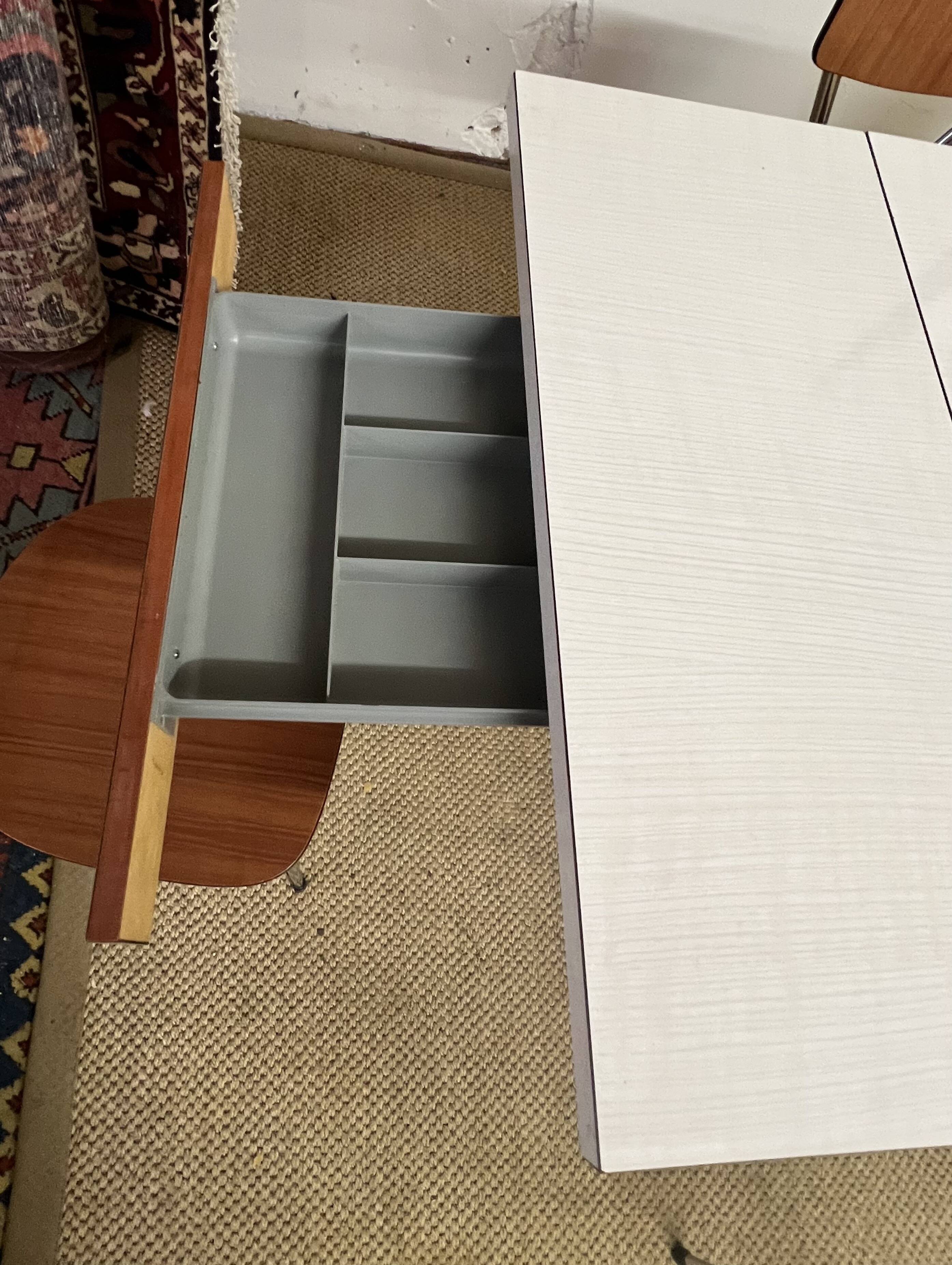 Tublac formica table and chairs set 1970