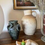 Plaster candle holder sculpture
