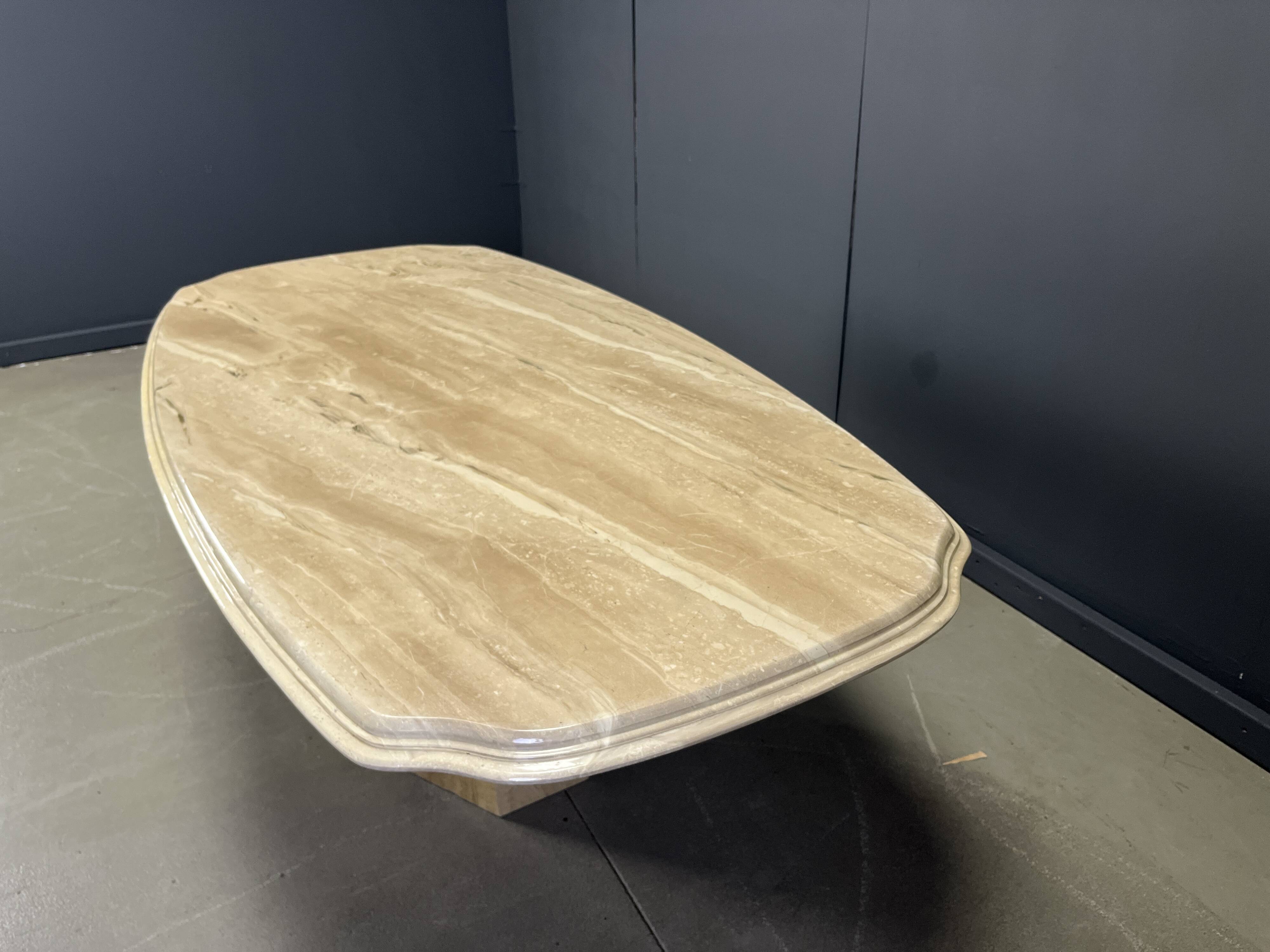 Vintage marble dining table, 1970s