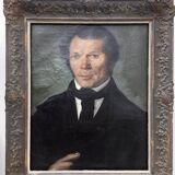 Unknown antique master portrait of a noble gentleman, oil on canvas