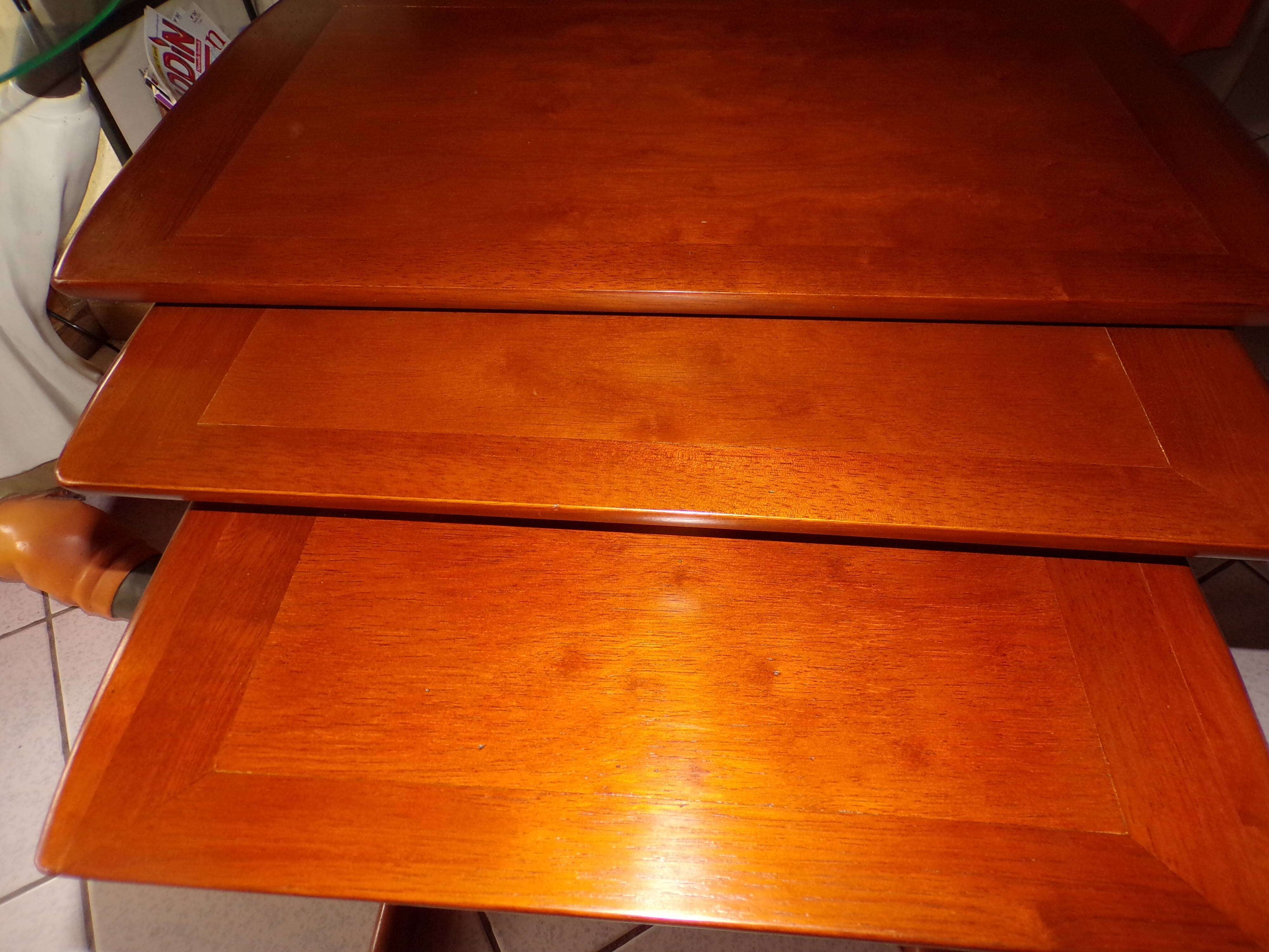 Set of 3 tables grimhold art deco 1930