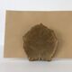 Mail holder, solid brass leaf 1970