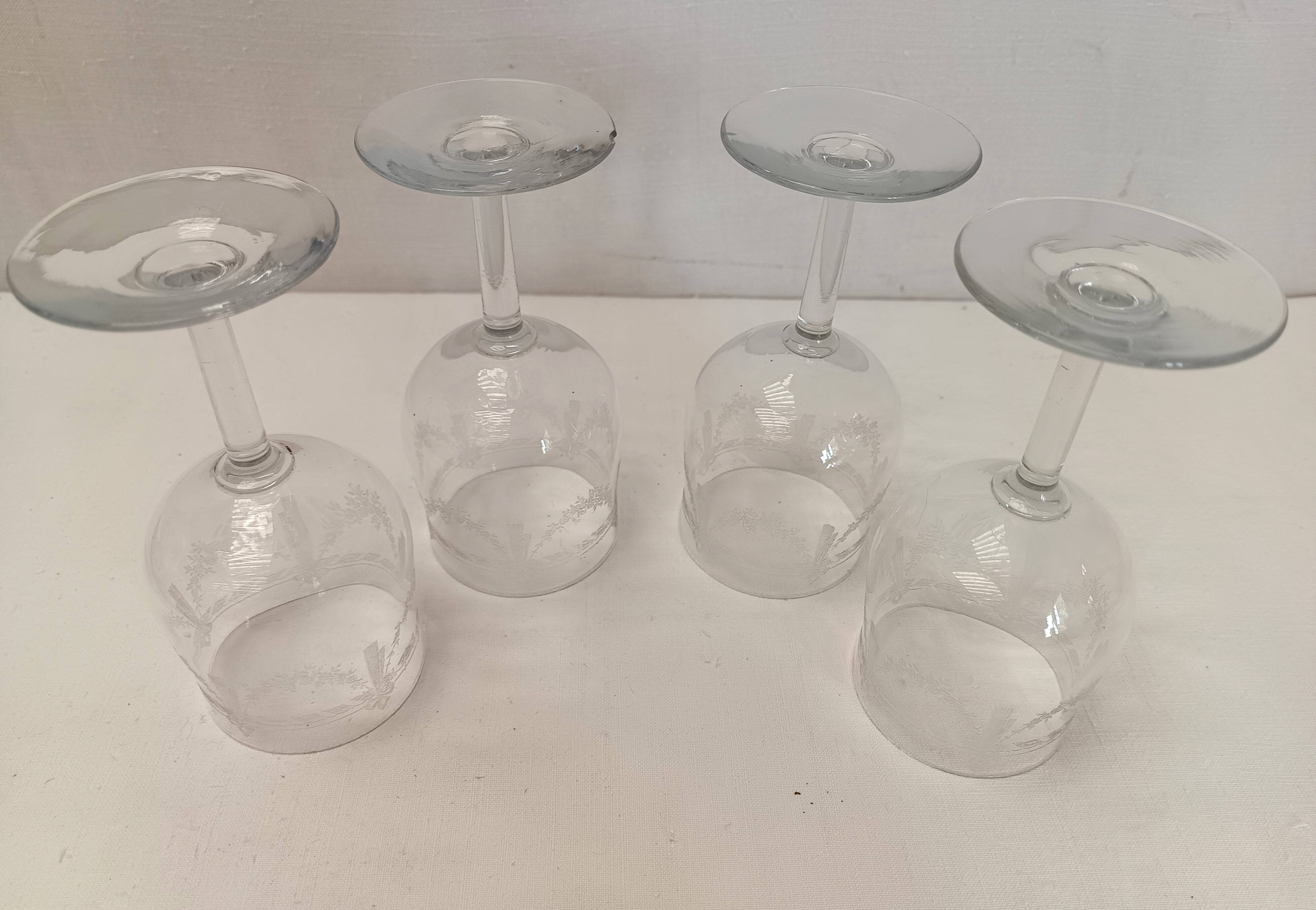 Grands verres Meisenthal modèle Pasteur gravure Empire