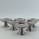 Set of 6 vintage ice cream bowls in 18/10 stainless steel - Bistro Style