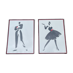 Posters encadrés Michel Canetti